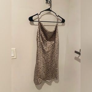 Princess Polly cheetah print slip dress